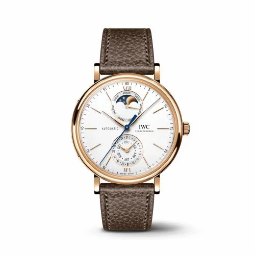 IWC Portofino Complete Calendar 41 Rose Gold / Silver IW3590-02 (IW359002)